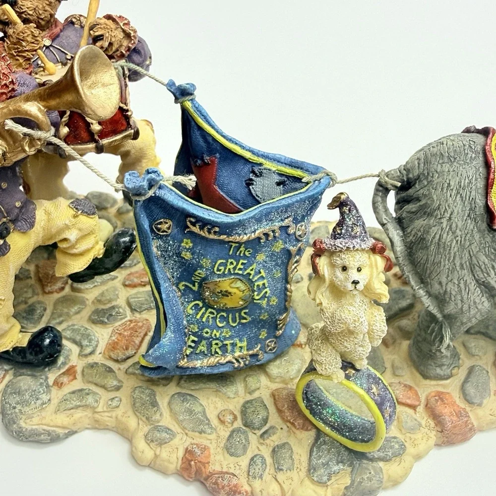 Vintage Boyds Bears Circus Parade Elephant Figurine 227808 Limited Edition 7021